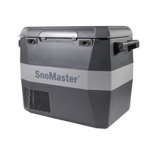 Load image into Gallery viewer, SnoMaster - 54L Plastic Portable Fridge/Freezer DC With 220V Power Adapter - Grey
