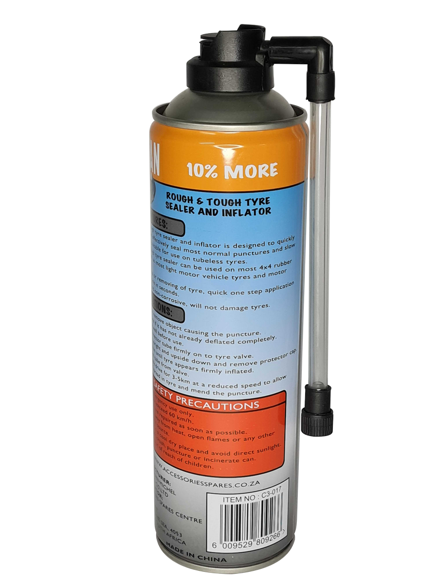 Rough & Tough Tyre Sealer & Inflator Pretoria Caravans & Outdoor