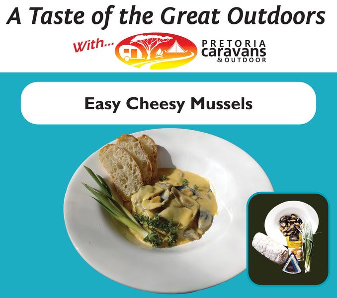 Easy Cheesy Mussels