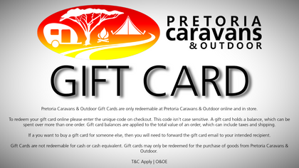 Gift Cards - Pretoria Caravans & Outdoor