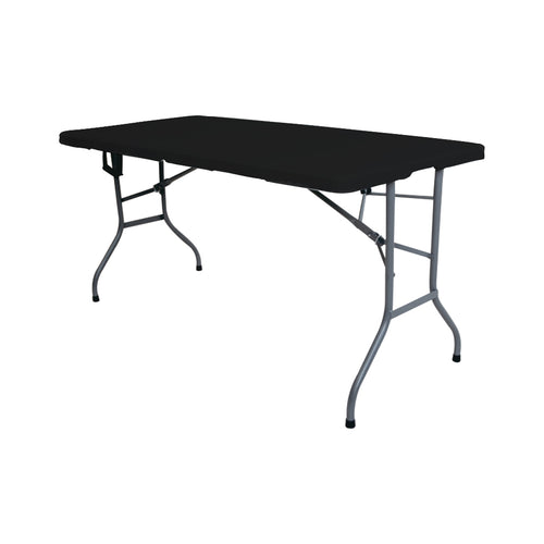 Fold-up Blow Molded Plastic Table 1.8m Black