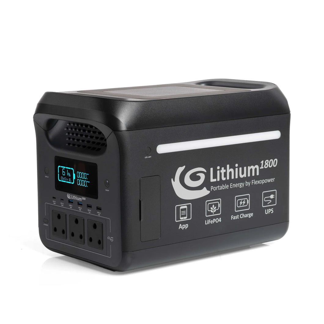 Lithium1800 Portable Power Station Flexopower
