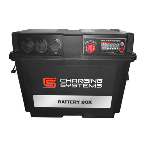Battery Box - ABS Plastic | Multi-ports | Colour Display | Hold Down Strap Kit