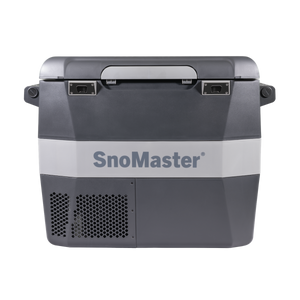 SnoMaster - 54L Plastic Portable Fridge/Freezer DC With 220V Power Adapter - Grey