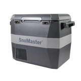 SnoMaster - 54L Plastic Portable Fridge/Freezer DC With 220V Power Adapter - Grey