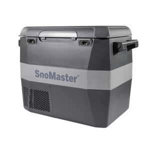 SnoMaster - 54L Plastic Portable Fridge/Freezer DC With 220V Power Adapter - Grey