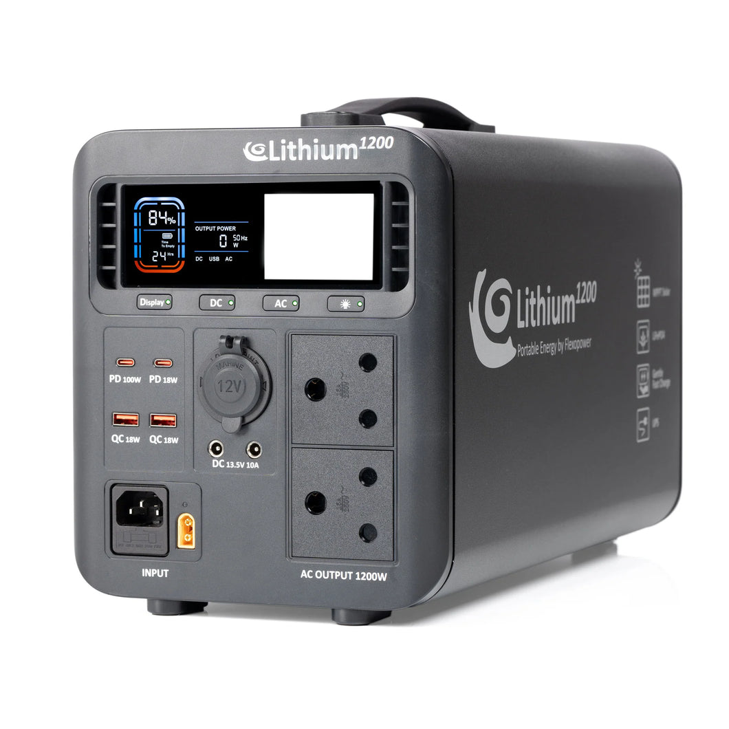 Lithium1200 Portable Power Station Flexopower