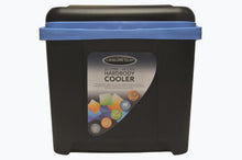 Load image into Gallery viewer, Leisure Quip 26L Cooler Box – Black Outer &amp; Lid with Blue Handle &amp; Inner