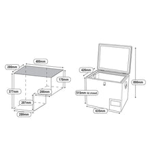 Load image into Gallery viewer, National Luna 40L Legacy Smart Fridge/Freezer