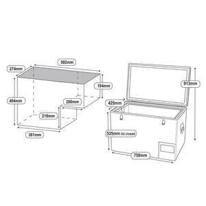 National Luna 55L Legacy Smart Fridge/Freezer