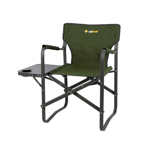 Oztrail Director's Classic with Side Table 120kg