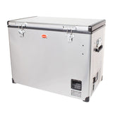 SnoMaster - 95L Single Compartment Stainless Steel Fridge/Freezer AC/DC