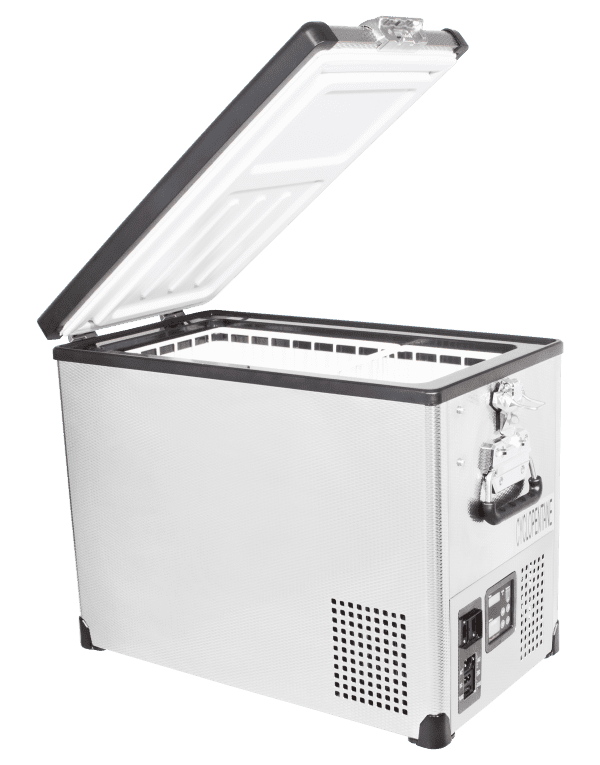 SnoMaster - 42L Stainless Steel Fridge/Freezer, AC/DC