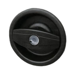 LHS New Generation Caravan Door Lock/ Butterfly Interior Handle/ 10mm Spacer