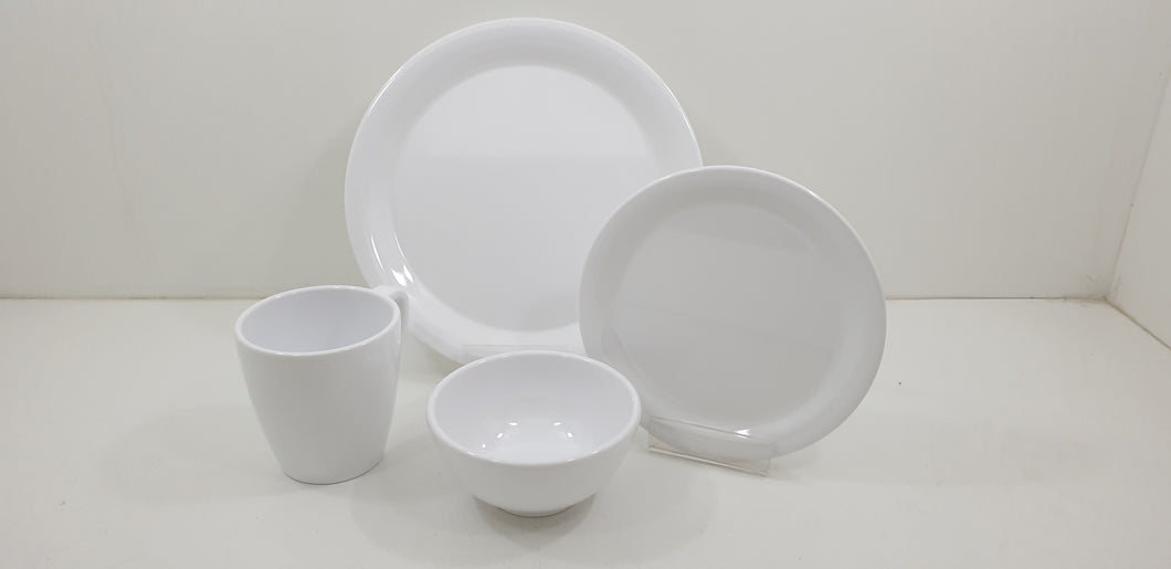 Premium Melamine Plate 26.67cm (White)
