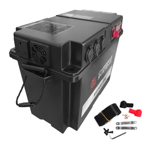 DC Battery Box with 1000W Inverter & VSR50A Isolator
