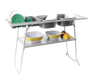 Double wash-up stand with drying rack - Pretoria Caravans & Outdoor