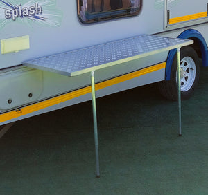 Caravan Table Aluminium 1.5m x 0.5m