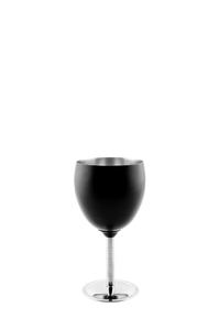 Stainless Steel Wine Goblet Black - Pretoria Caravans & Outdoor
