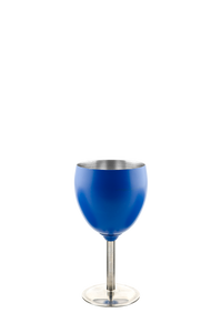 Stainless Steel Wine Goblet Blue - Pretoria Caravans & Outdoor