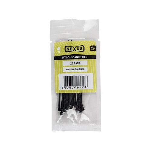 Cable Tie 4.8x400mm T50l Clear X 20 Nexus - Pretoria Caravans & Outdoor