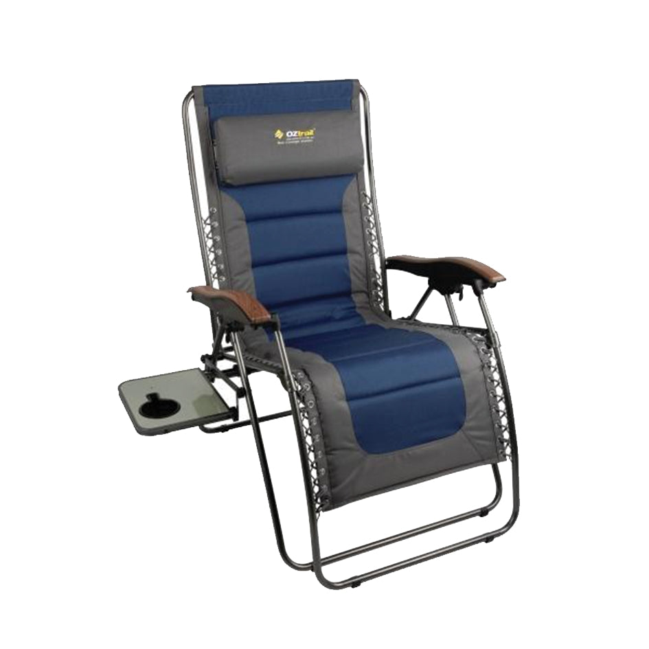 Oztrail Lounge Jumbo Deluxe Chair 150kg