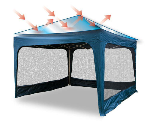 Reflectex Flysheet Gazebo High Pitch 120cm (3 x 3m) - Pretoria Caravans & Outdoor