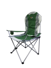 Load image into Gallery viewer, AfriTrail Roan Padded High Back Chair Green 130Kg