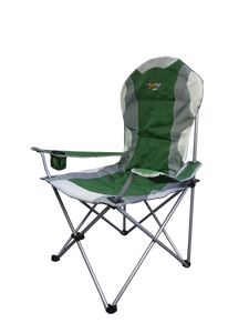 AfriTrail Roan Padded High Back Chair Green 130Kg
