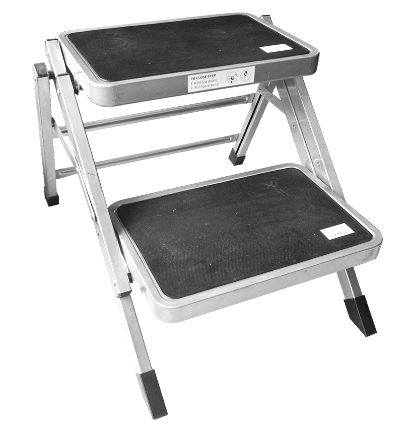 Double Folding Steel Step