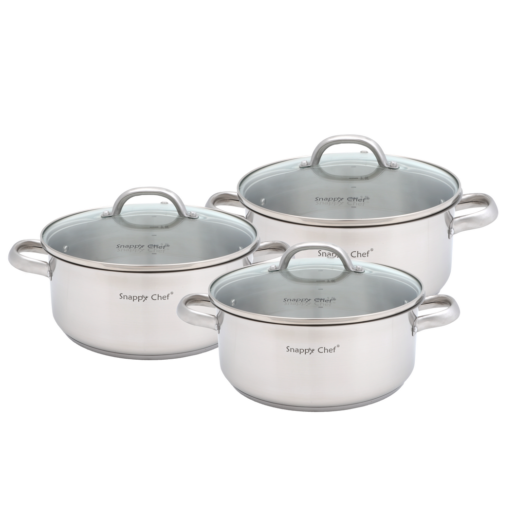 Snappy Chef 6pc Budget Cookware Set