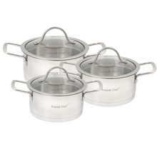 Load image into Gallery viewer, Snappy Chef 6pc Platinum Cookware Set