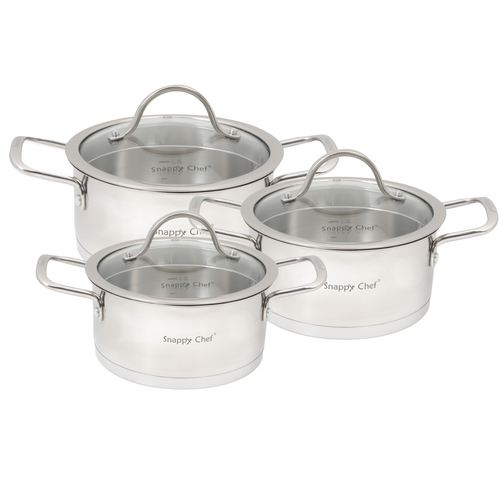 Snappy Chef 6pc Platinum Cookware Set