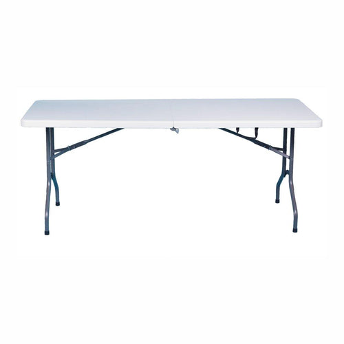 Fold-up Blow Molded Plastic Table 1.8m - Pretoria Caravans & Outdoor