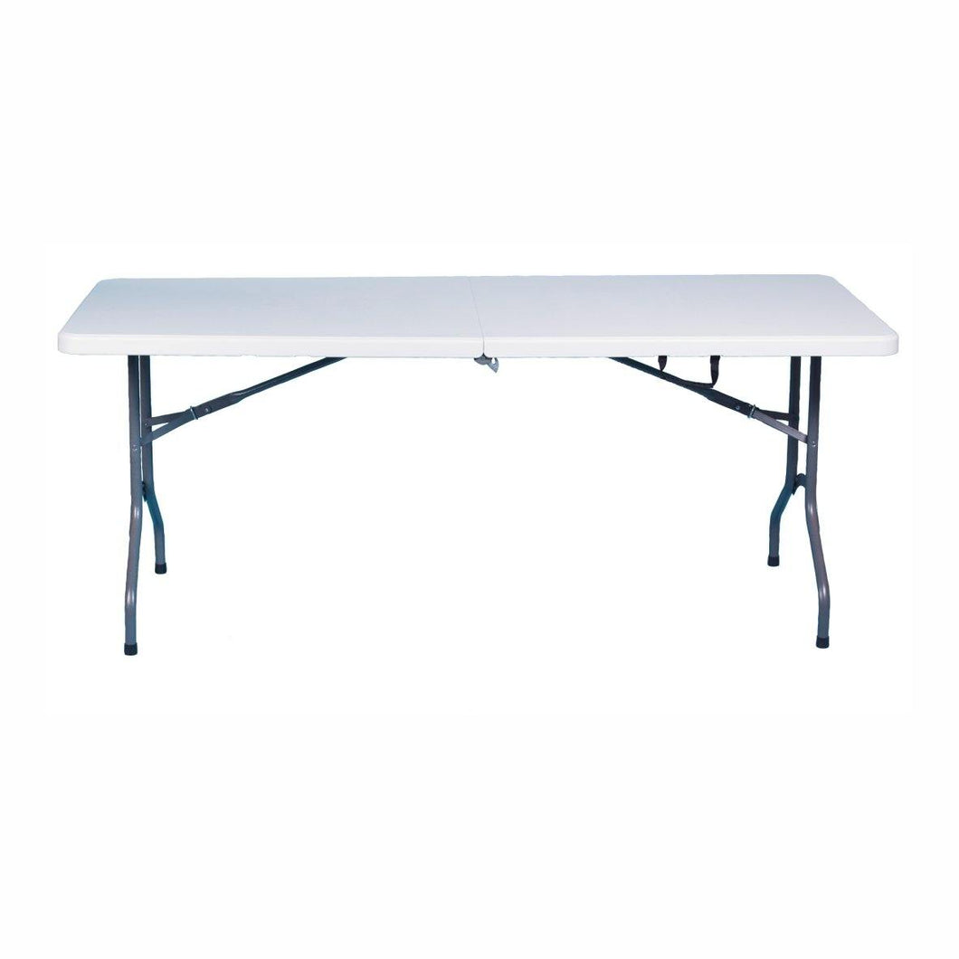 Fold-up Blow Molded Plastic Table 1.8m - Pretoria Caravans & Outdoor