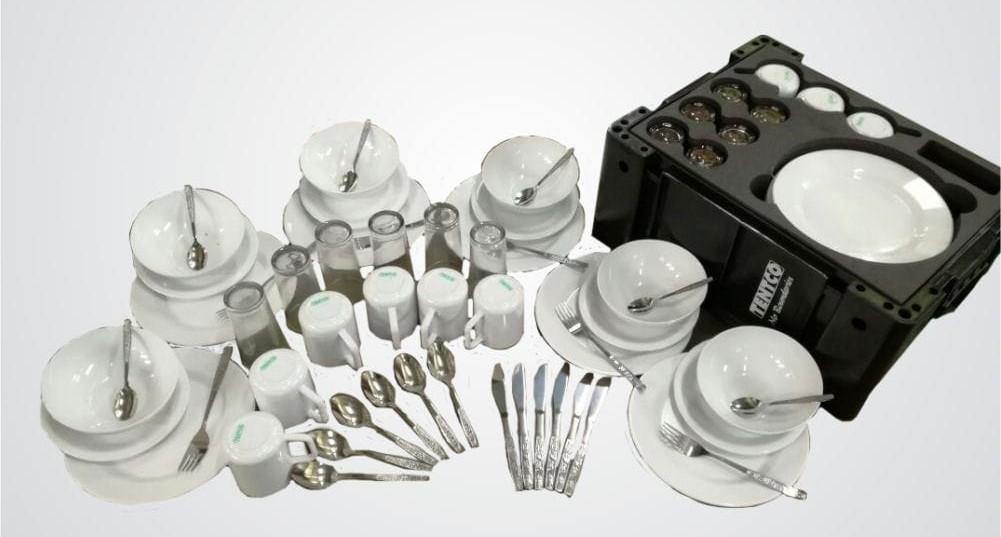 Ammo Box Dinner Set (6pc) - Pretoria Caravans & Outdoor