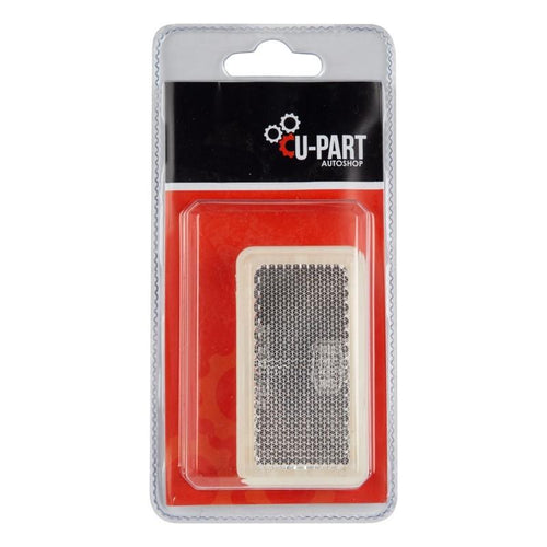 U-Part Stick On Rectangular Reflec Clear 65mm 2pk