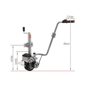 Motorised 12V Jockey Wheel Caravan Mover